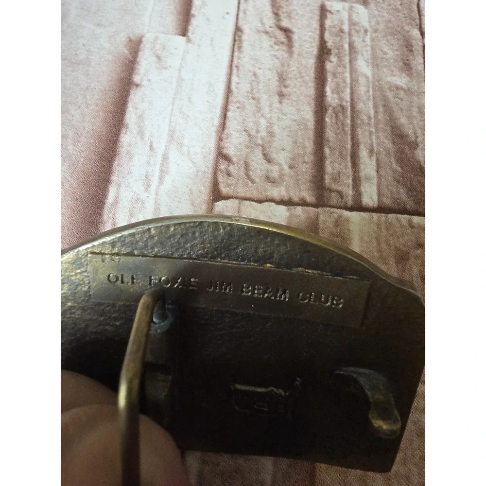 Jim Bean, 1981‎ Las Vegas Convention, Brass belt buckle,